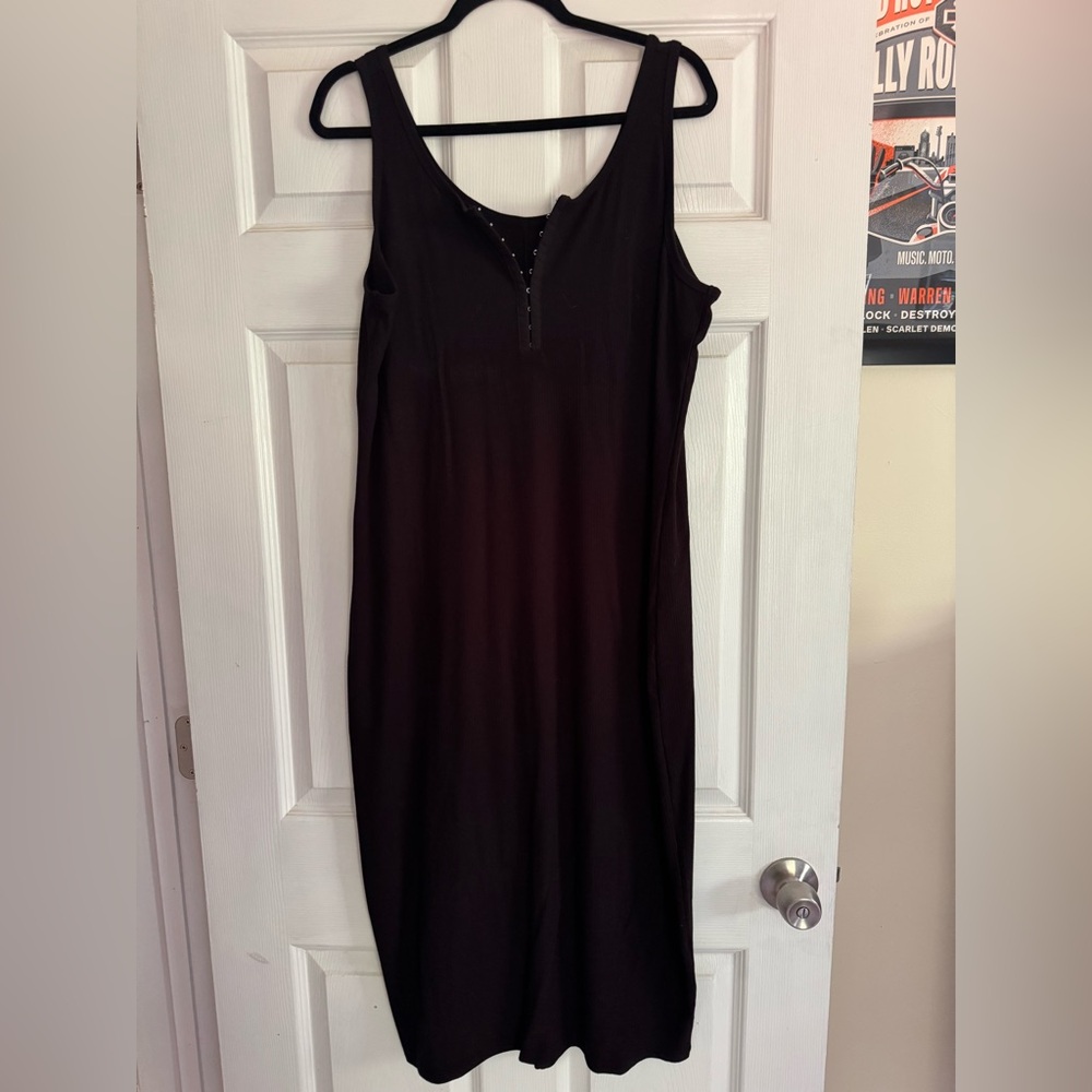 Torrid Black Backless Dress
